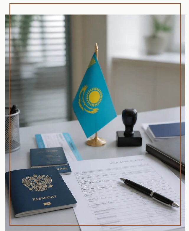 Оформление визы в Казахстан для поездки и работы в Камне-на-Оби