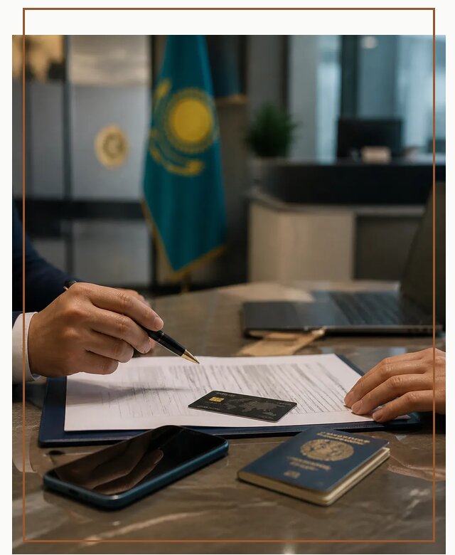 Открытие счета и банковской карты в Казахстане в Камне-на-Оби